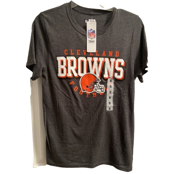 Cleveland Browns Woman’s Logo T-Shirt NFL Team Official Brown Size Small NWT - Picture 1 of 6